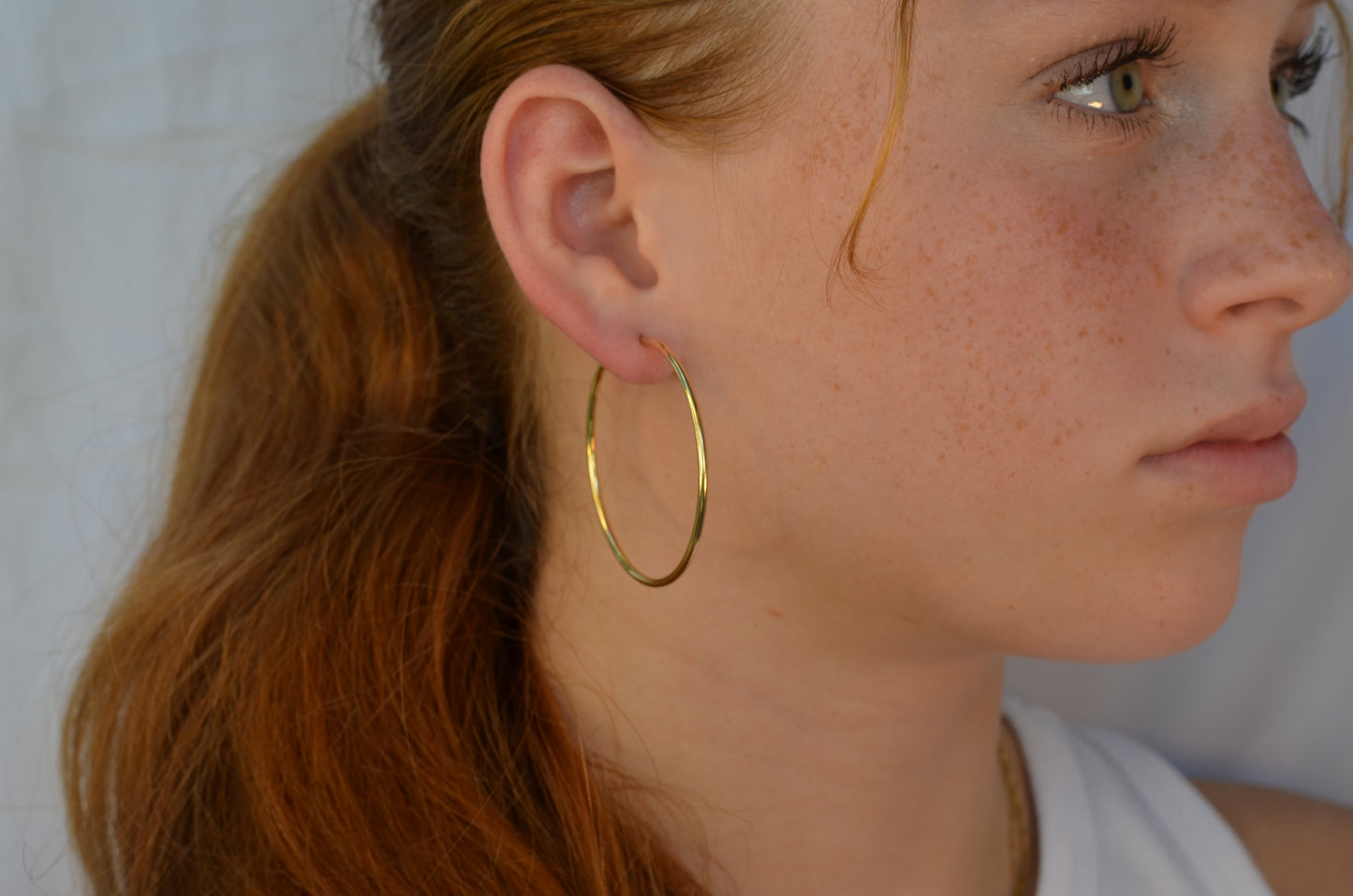 Endless Medium Gold Hoops