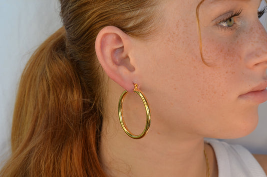 Classic Gold Hoop