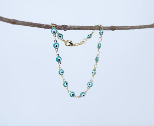 Blue Evil Eye Bracelet