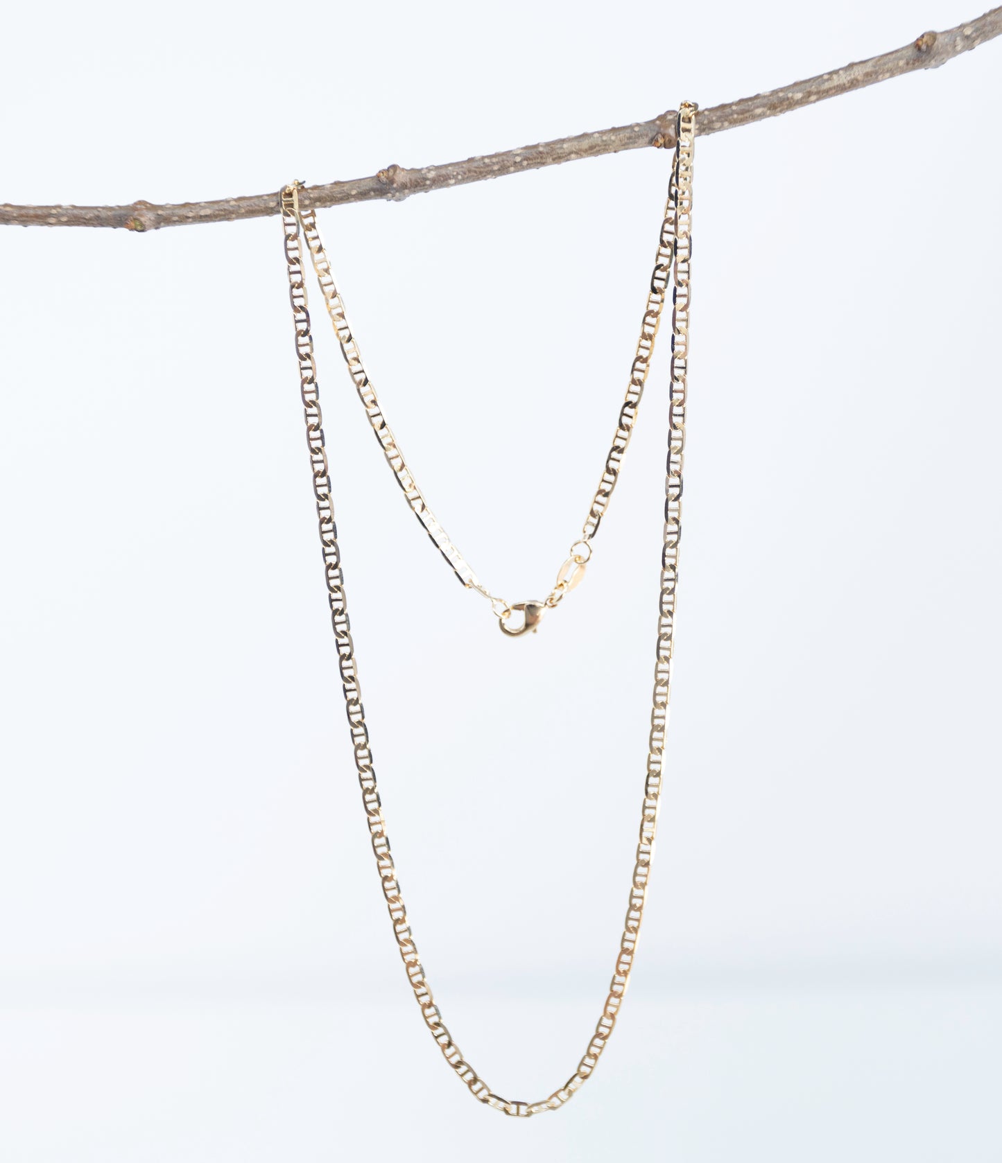 Gold Mariner Chains 18"