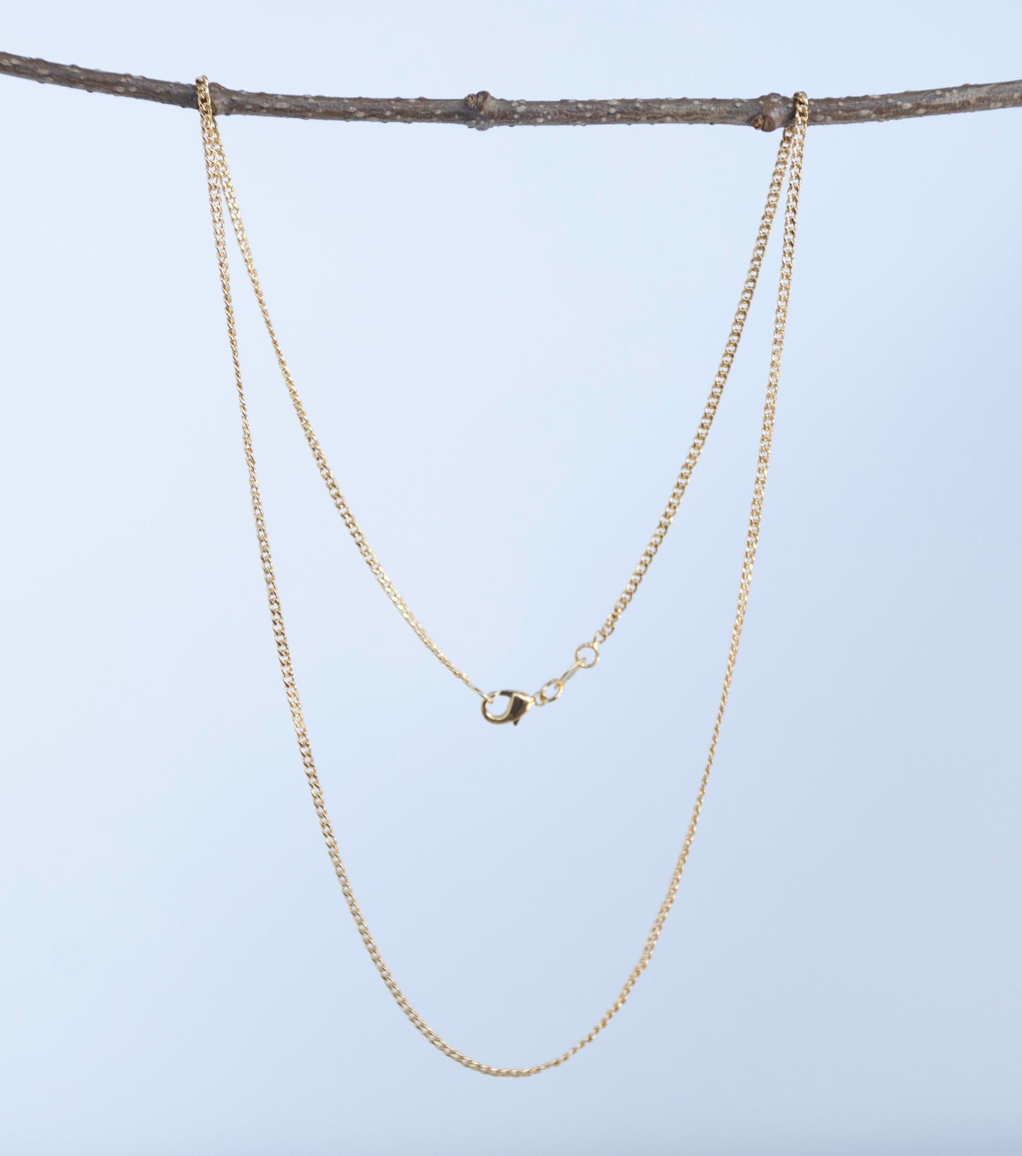 Gold Curb Link Chain 20”