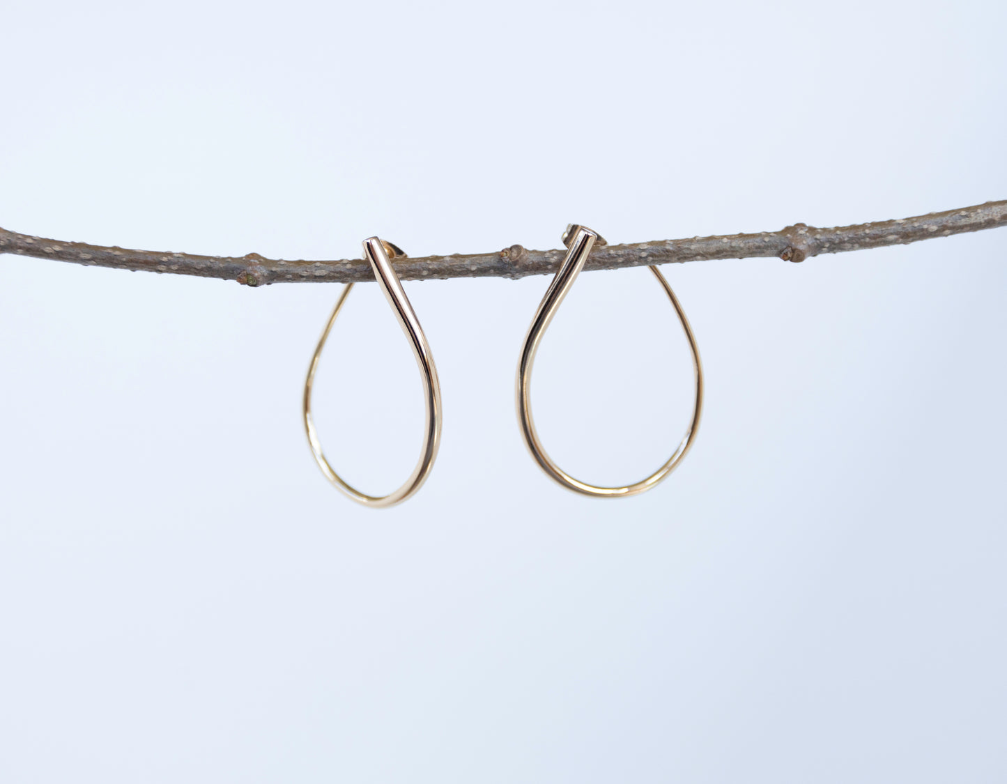 Gold Loop Studs
