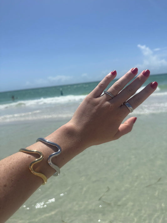 Wave Cuff Bracelet