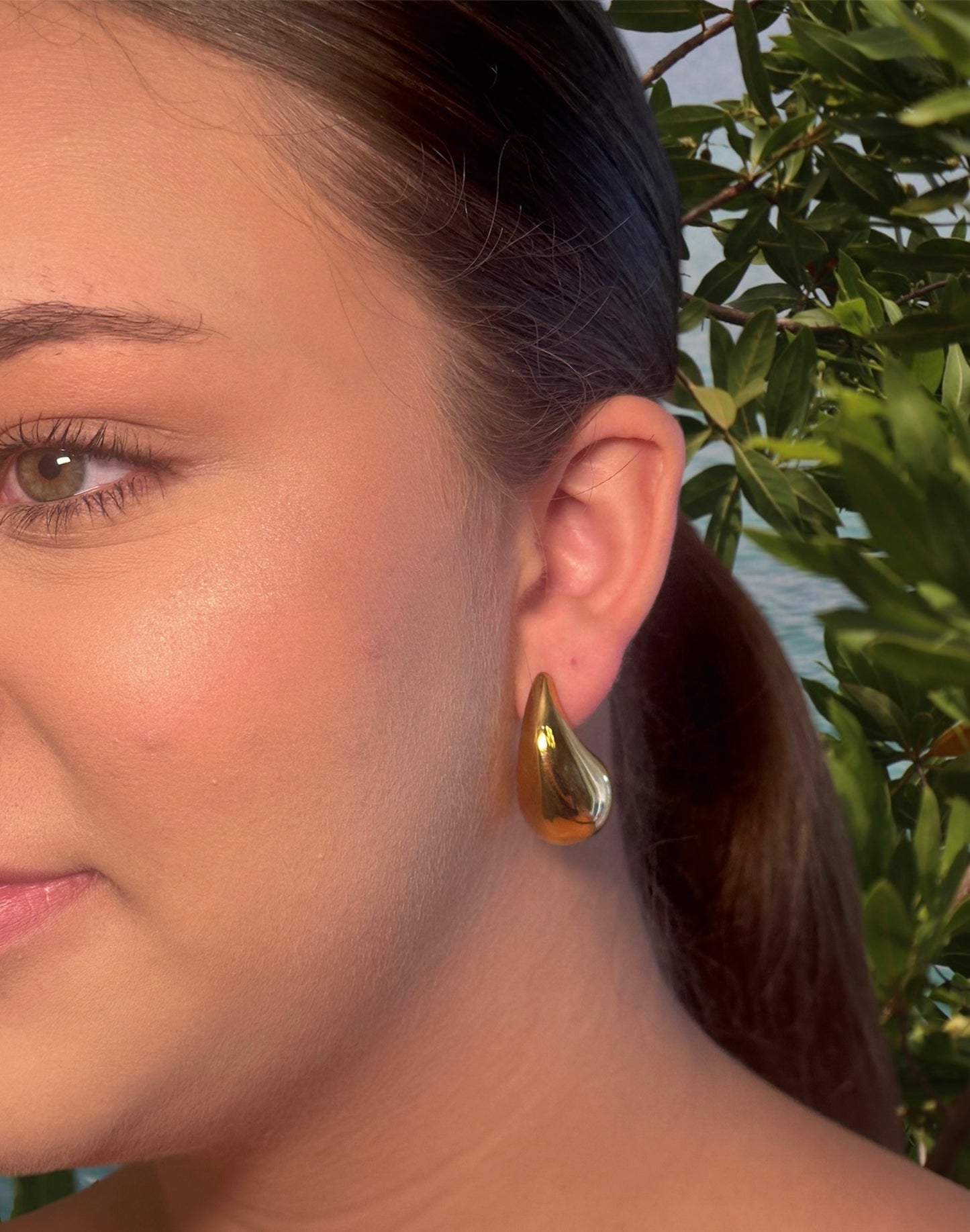 Chunky Teardrop Earrings