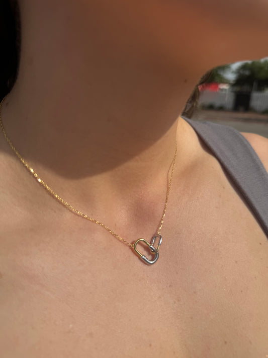 Paperclip Love Necklace