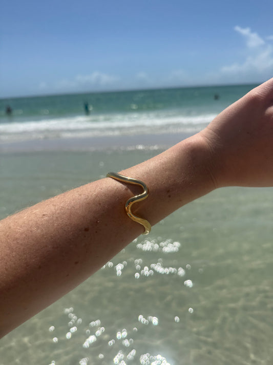 Wave Cuff Bracelet