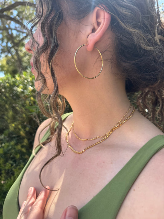 Gold Curb Chain