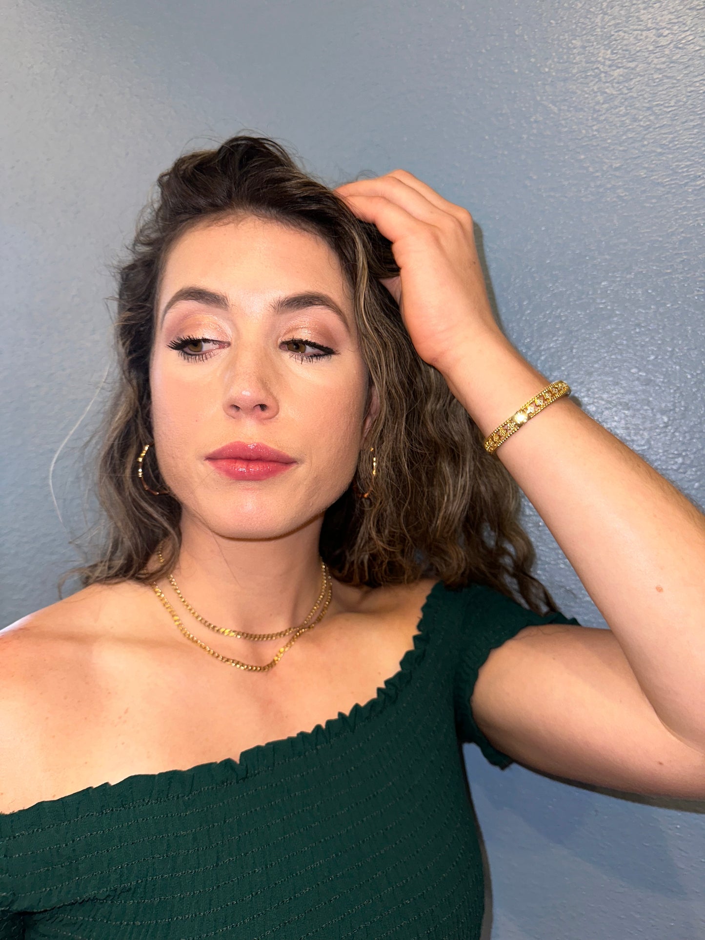 Gold Curb Link Chain