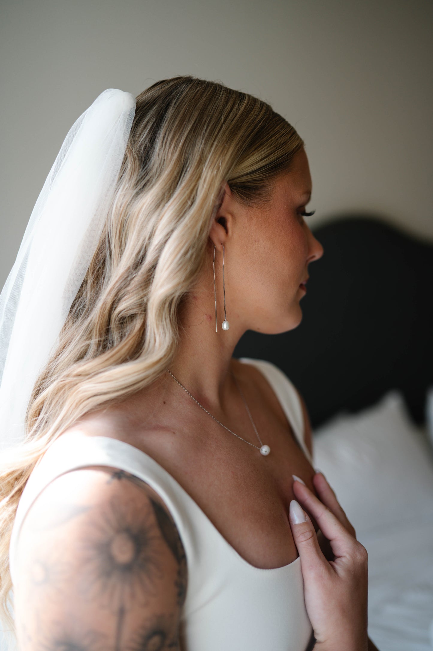 Dangle Pearl Earrings