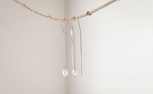 Dangle Pearl Earrings