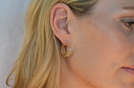 Two-Tone Fancy Hoops