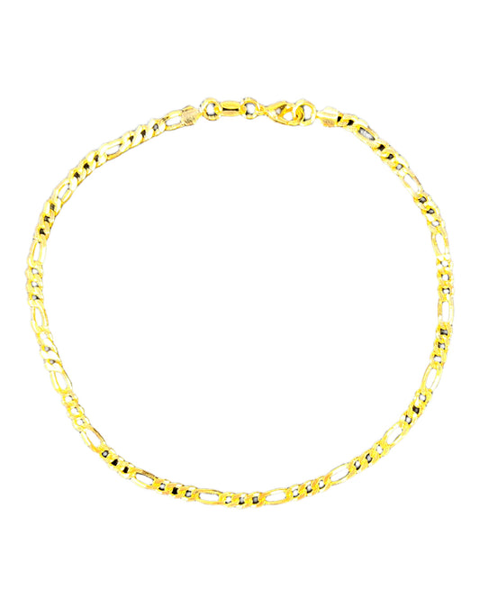 Gold Flagro Anklet 10"