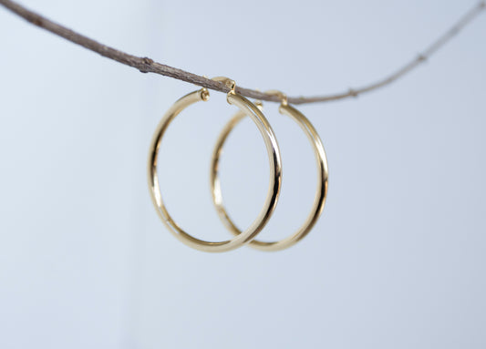 Medium Gold Hoops