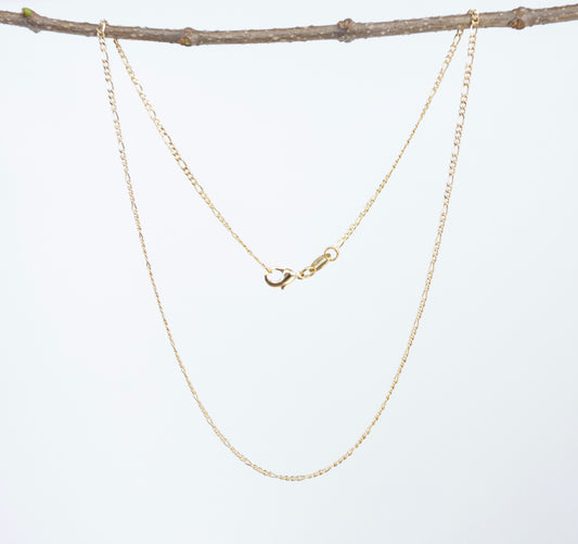 Gold Figaro Chain - 2.6mm