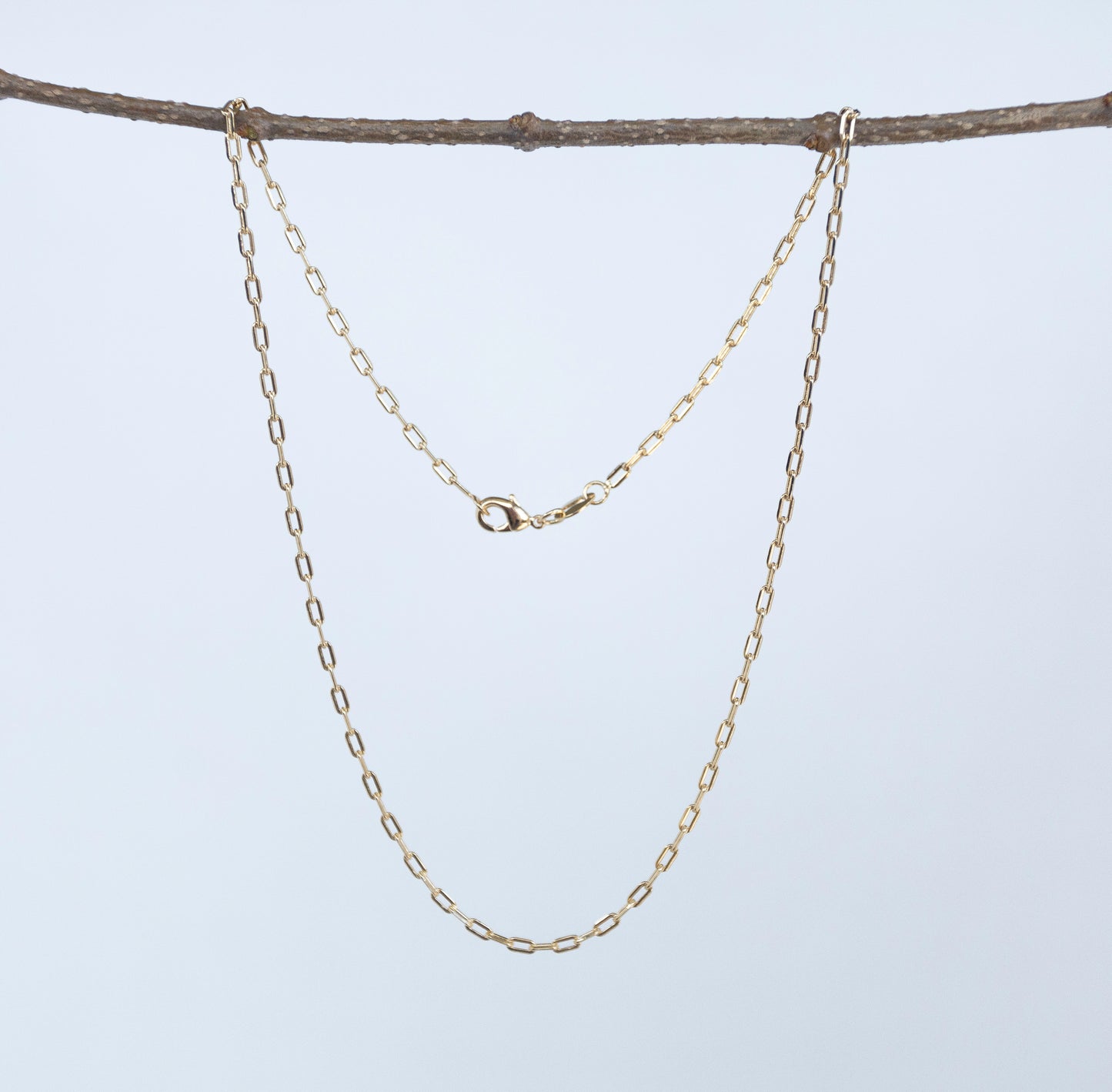 Gold Paperclip Chain